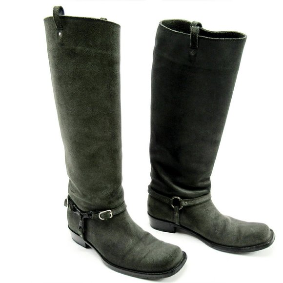 AUTHENTICITY GUARANTEE BOTTEGA VENETA Boots Gray Gray - Picture 3 of 9